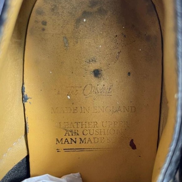 Dr Martens 8251 Mary Jane Sandals Black Leather Buckle Women's 6 UK England Made - Picture 7 of 11